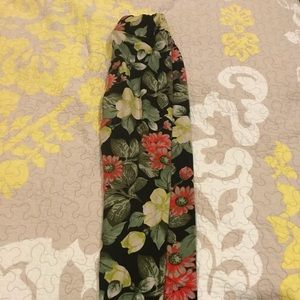 Flower Lularoe OS leggings